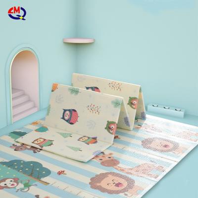 China Amazon Hot Selling Non-toxic Children's XPE Mat Personalized Folding Mat Baby Folding Mat for sale