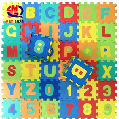 China Non-Toxic 36 Pcs EVA Foam Puzzle Mats Kids Puzzles Play Mat For Children Baby Crawling for sale