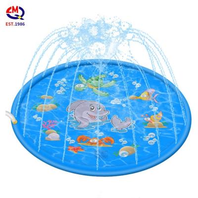 China Eco-Friendly Sprinkle and Splash Play Mat Spray Water Mat Kids Play Outdoor Splash Pad for sale