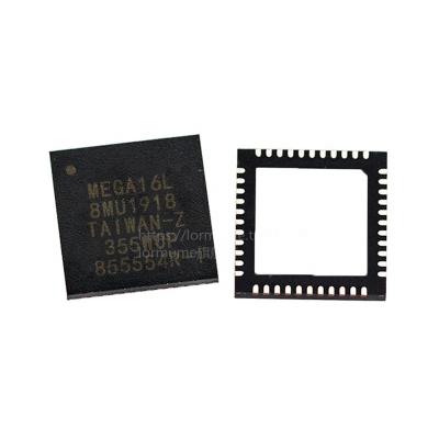 China 8 Bit Chip ATMEGA16L-8MU ATMEGA16L-8MUR MEGA16L QFN-44 Microcontroller IC Chip for sale