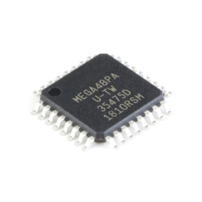 China Chip ATMEGA48PA-AU QFP32 Microcontroller MCU IC Chip ATmega48PA 20MHz 4KB for sale