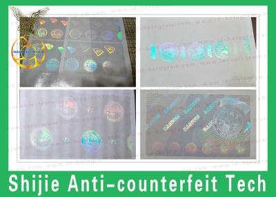 China FL hologram, PA, hologram, mix order for different id hologram overlays for sale