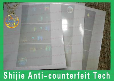 China Reasonable price good quality  ID hologram overlay the fastest shipping DHL express transparent for sale