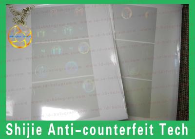 China Good quality  wholesale price holographic overlay Safety shipping rounded rectangles for sale