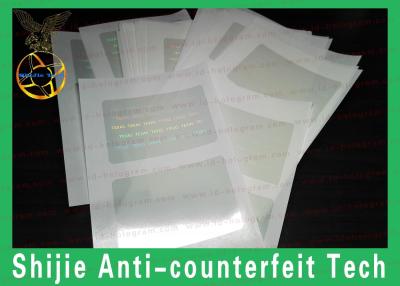 China Anti-Counterfeiting without backlight reasonable price attain the best quality holographic overlay for sale