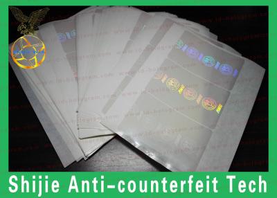 China USA Anti-Counterfeiting obtain a good quality transparent California holographic overlay for sale