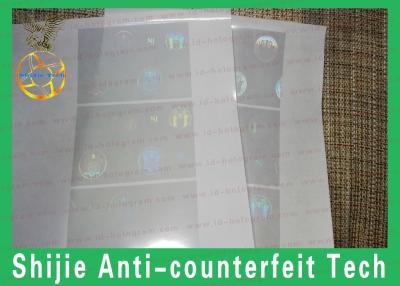 China NJ / New Jersey hologram overlay ID's USA  license holographic sticker Anti-counterfeiting film for sale