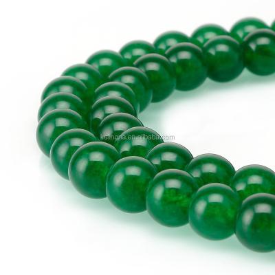 China DIY decoration; Bracelet ; Necklace ; Earring beads etc. for Jewelry Making Natural Jade Gemstone Loose Beads Hot Selling Jade Stone Green Green for sale