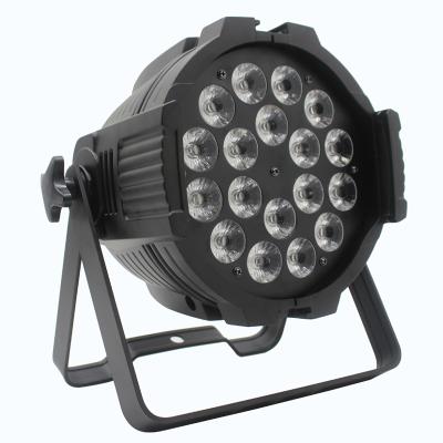 China Concerts indoor dmx led stage light 18x12w 6in1 rgbwa+uv disco par light stage led stage lights dj equipment for sale