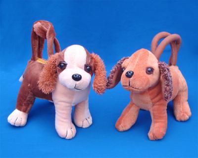 China Plush Puppy Handbag for sale