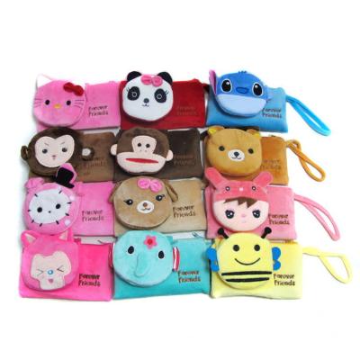 China Plush animal mobile phone bags for sale