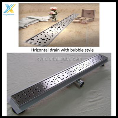 China Linear Strainer Stainless Steel Shower Floor Drain Trap / Floor Siphon Drain for sale