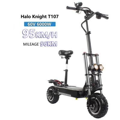 China 6000W 60V Electric Adult Scooters Dual Height Adjustable Brake Unisex Electric Off-Road Fast 95KM/H for sale