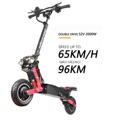 China Halo Knight T108 Unisex Electric Scooter 2000W 52V 10inch Self-balancing Electric Scooter Adult E Scooters Skateboard for sale