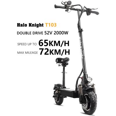 China 52V 2000W Unisex Foldable Portable Scooter Electric Scooter 2000W Electric Mobility for sale