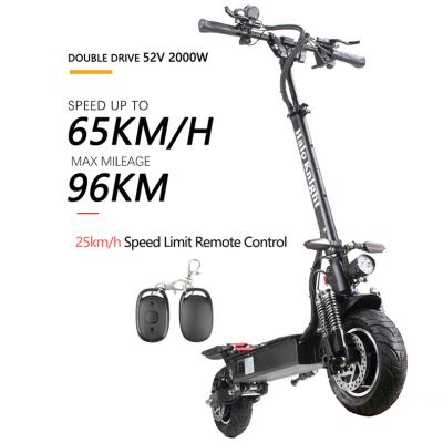 China Halo Knight T104 65KM/H Unisex Electric Fast Scooters 52V Moped Electric Scooter Adult E-scooter Electric Motorcycle 2000W for sale