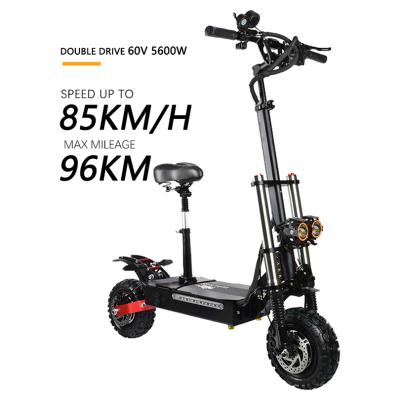 China China unisex electric scooter U7 electric scooters folding lights 5600W 60V adult electric scooter with cheap price for sale