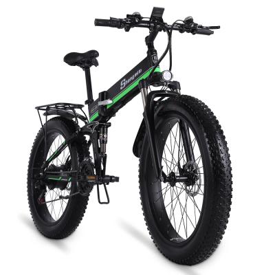 China Aluminum Alloy In EU Warehouse 48V 1000W 26 Inch 13Ah Electric Bicycle Electric Bicycle Mountain Bike Folding Current For Adults for sale