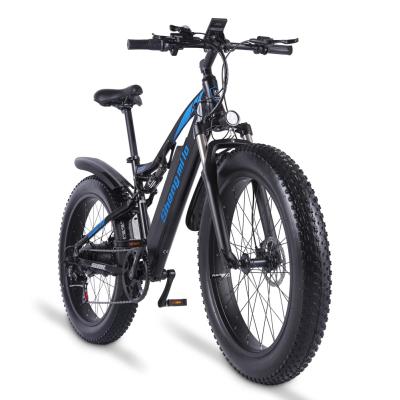 China EU CURRENT Electric Bicycle Aluminum Alloy Folding Electric Bike 1000w Wide Range Cheap Electric Bicycle 40KM With Pedals for sale