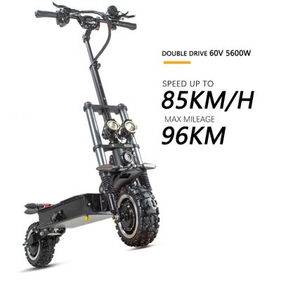 China EU Electric Scooter Electric Warehouse Halo Knight Unisex Off Road 11inch Self Balancing Electric Scooters 5600W 60V E-scooters for sale