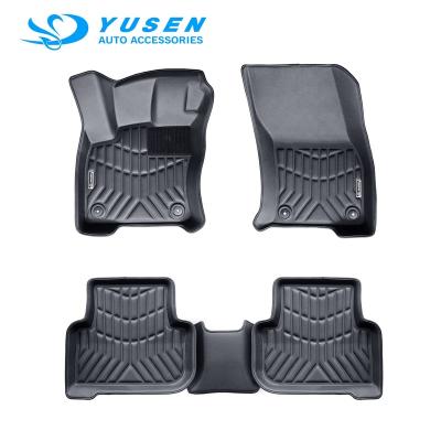 China Hot Selling Sports Car Anti-slip Mat PVC Leather Car Mat For Volkswagen Tiguan 2017+ for sale