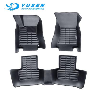 China Hot Pressed Sports Car 3D Leather Mats Hight Quality Special Car Mats For Benz A Series 2015+ for sale