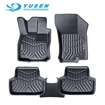 China Hot Selling Sports Car Anti-slip Mat PVC Leather Car Mat For Volkswagen Golf 2014-2018 for sale