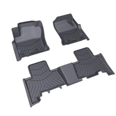 China Sports TPE 3D Car floor mat customized All Season Protection Non-Toxic floor liner mat for Toyota 4 runner 2014+ for sale