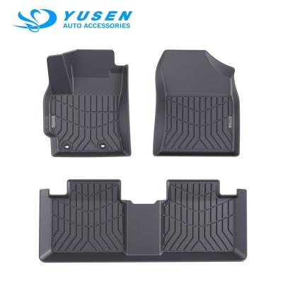 China Sports Stripe 3D Car Floor Mat Specialized Waterproof Floor Liner Mat For Toyota Corolla 2014-2016 for sale