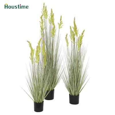 China Realistic Artificial Plant Synthetic Grass with Pot Option for sale