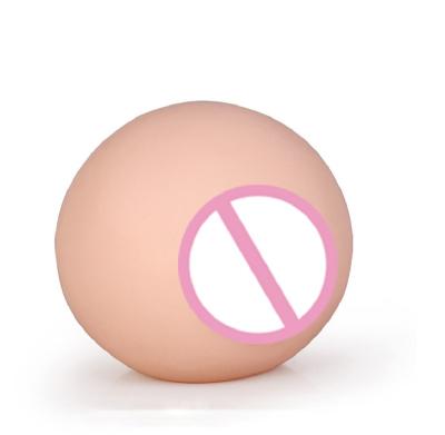 China TPE-SRFS Direct Selling High Quality Adult Men Sucking Sex Toys Boobs Form Stress Ball Toys for sale