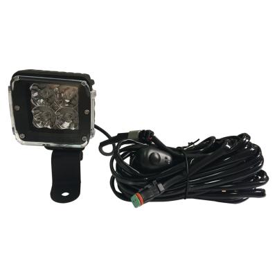 China Lantsun Aluminum Strobe Light For Jeep JL Factory Square LED Work Light for sale