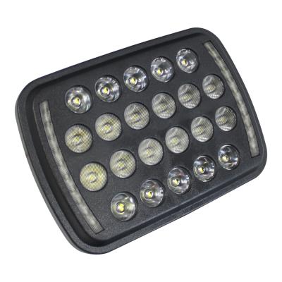 China Lantsun LED6423 5*7 inch aluminum alloy led work light, high low beam truck led headlight led light for sale