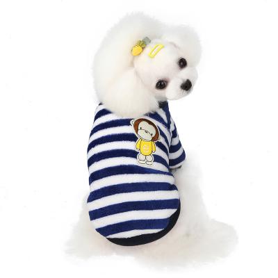 China Sustainable Pet Winter Flannel Warm And Cuddly Clothing For Small Dogs With Fluffy For Bichon Frize for sale