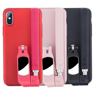 China Hot Selling Good Quality Exquisite Design Selfie Stick Phone Case For iphone 12 Pro Max Selfie Stick Case Mobile Phone Case For iphone 12 pro max for sale