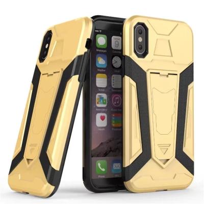 China Shockproof for xiaomi redmi note 4x case 2 in 1 shockproof armor style stand phone case for redmi 4x for sale