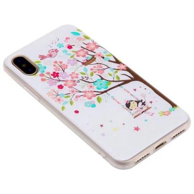 China Protect Beautiful Design 3D Little Girl TPU Mobile Phone Shockproof Matte Colorful Painted Clear Case For Huawei P10 and P10 lite cover for sale