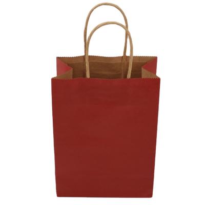 China Recycled Materials Craft Moisture Proof Custom Paper Bag Large Stand Up Kraft Paper Bag for sale