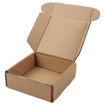 China Recycled Materials Kraft Cardboard 4 Corner Pop Up Food Paper Box Foldable Custom Printed Cardboard Box for sale