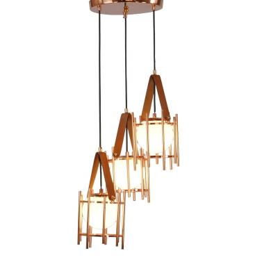 China Hot Selling Traditional Metal Pendant Lamps Round Ceiling Gold Pendant Lights for Dining Room Restaurant Ceiling Lamp for sale