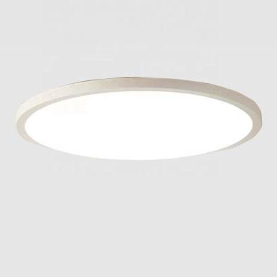 China New-designed modern round ultra-thin pure white pure white ceiling light panel bathroom hallway LED indoor chandelier for ceiling decorative lamp for sale