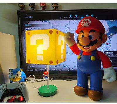 China Modern Creative Led Mario Decoration Three-color Table Lamp Bedroom Design Lamp For Children for sale