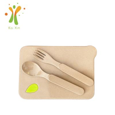 China Sustainable Rice Husk Bento Lunch Box Food Container Fiber Husk Biodegradable Rice Lunch Box With Cutlery for sale