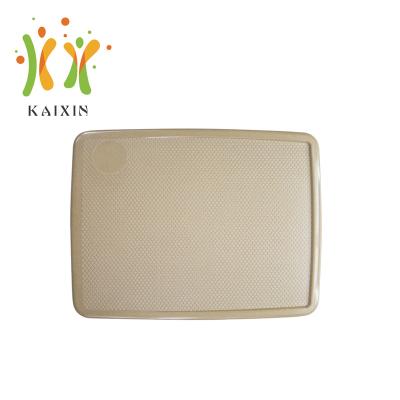 China Viable All Available Size Compostable Bamboo Rice Husk Small Fiber Pizza Cutting Board Hash for sale