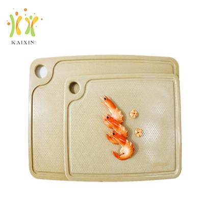 China Healthy Eco Friendly Rice Husk Sustainable Chopper For Kids BPA Easy Cut Board for sale