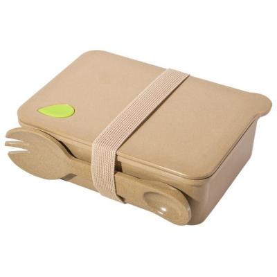 China Eco - Friendly And Biodegradable Waterproof Bamboo Rice Fiber Pod Lunch Box Sustainable Storage Box for sale