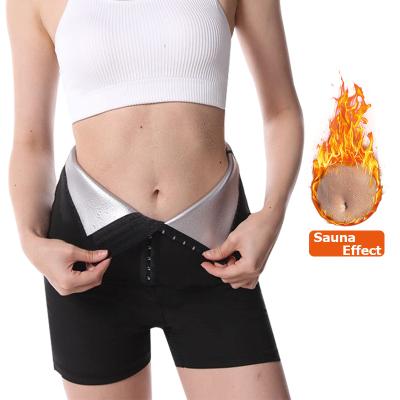 China Wholesale Absorbent Neoprene Sweat Sweat Women Compression Slimming Shaper Waist Trainer Gaiters Sauna Panty Shorts for sale