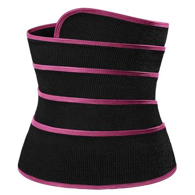 China Breathable Around Body Stomach Belts Trimmer Belly Bandage Band Waist Trainer Wraps For Women for sale