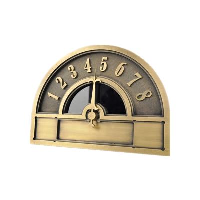 China Copper Material Copper Elevator HOP Hall Indicator For Operation Panel Elevator COP Elevator Clock Type HOP for sale