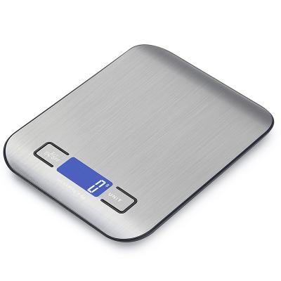 China With Tray Greatbuy Stainless Steel LCD Digital Kitchen Scale Electronic Kitchen Weight Scale Amazon Hot Sale 1kg 2kg 5kg 10kg Scale for sale